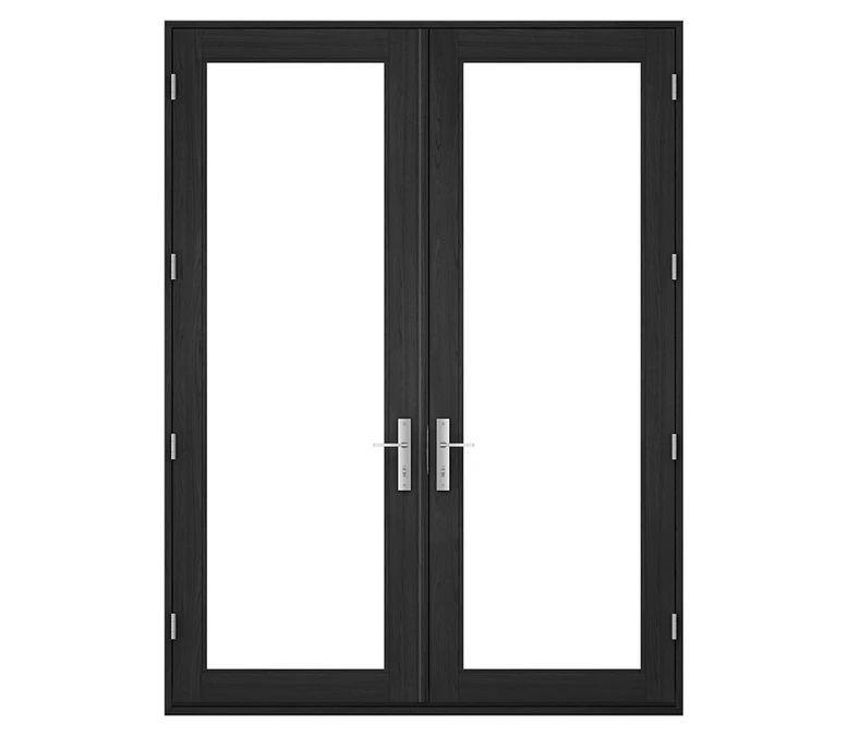 Pella Reserve Contemporary Wood Hinged Patio Door in San Antonio